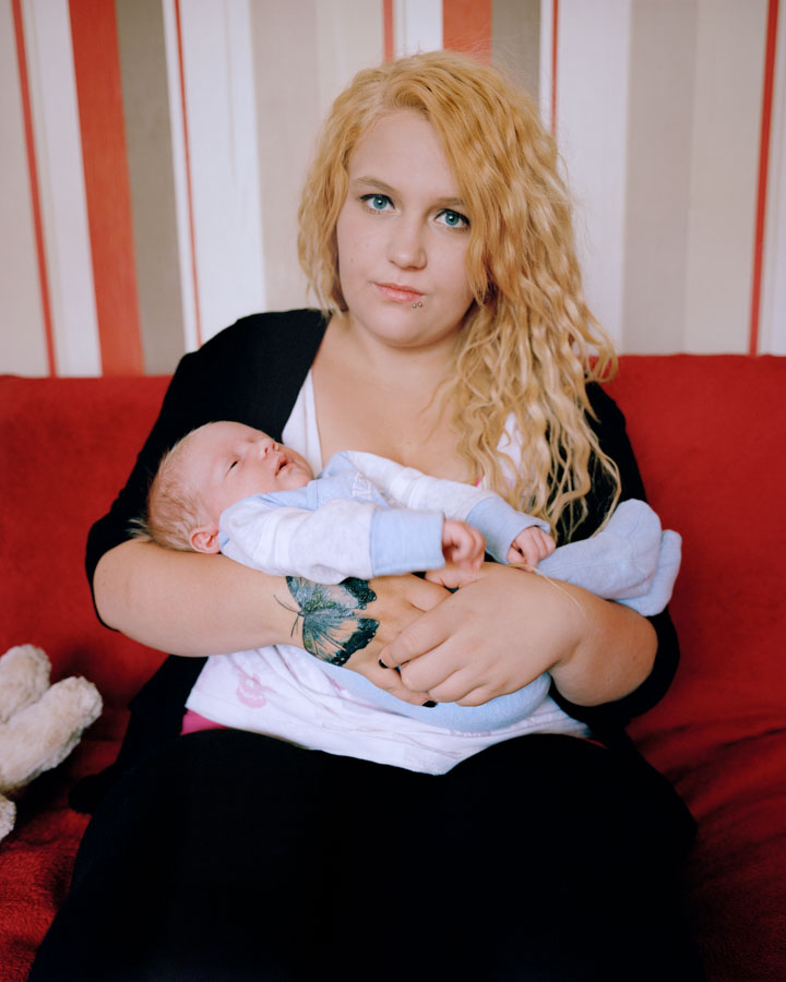 Marta Giaccone, "Be Still, My Heart", project on teen mothers in Wales, UK, 2014-present